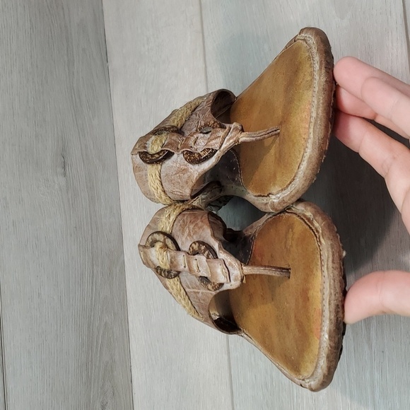 Born Women Gannet Comfort T strap Vintage Sandals shoes sz 8 - Picture 5 of 10